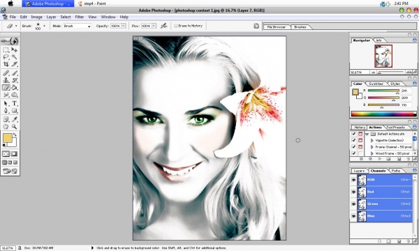 Creation of girl: Step 5